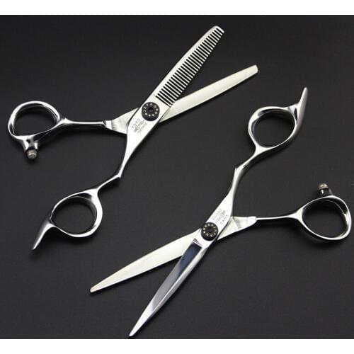 Good Quality 6.0" JP440C Barber Cutting Thinning Scissors Salon Hairdressers Hair Shears Professional Beauty Hair Tools LZS0584