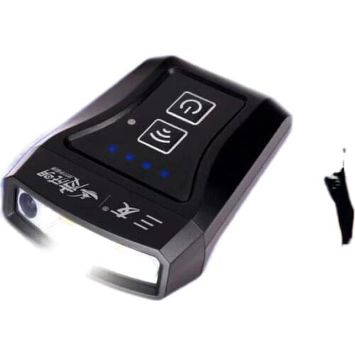 Induction clip cap lamp headlight glare bright fishing head-mounted visor charging lamp 2021 New