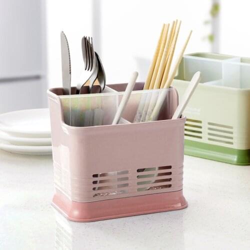 Chopsticks Cage Kitchen Organizer Chopsticks Spoon Fork Holder Draining Storage Rack