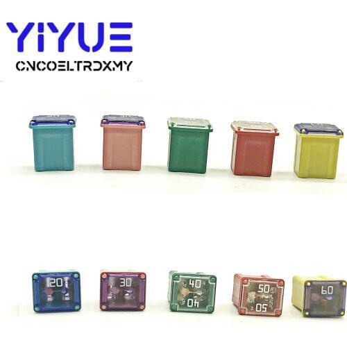 1PC PEC LPJ 20A 30A 40A 50A 60A Insurance Auto Square Fuse Tube Waterproof Fuse Box for Nissan Honda Toyota,socket optional