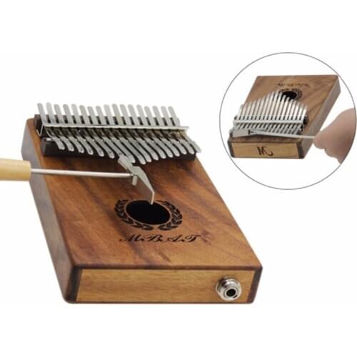 Thumb PianoTuning Hammer Wooden Handle Metal Tuning Hammer For Thumb Piano Musical Instruments Accessory