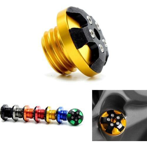 Motorcycle CNC engine oil filler cap aluminum For honda CBR600RR 2013-2016 KAWASAKI Ninja 250 DUCATI 1200S YAMAHA T-MAX 530