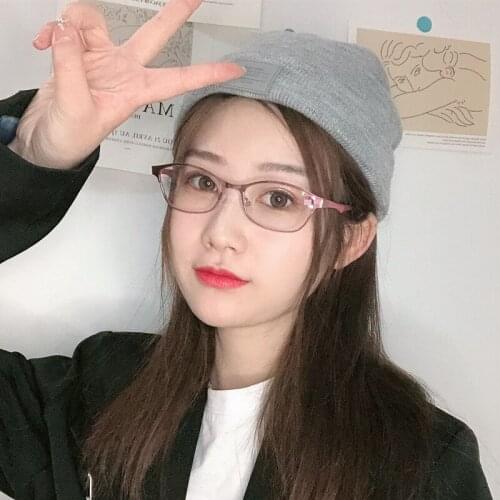 Nearsighted Glasses Reading Glasses for Women Men Anti-Blue Light Computer Eyeglasses Metal Temple Resin Lens Hyperopia glasses