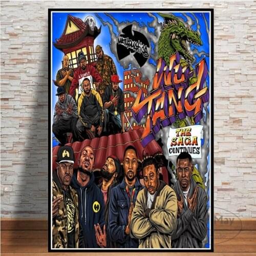 Posters And Prints Wu-tang Clan Wu-tang 36 Chambers Rap Canvas Painting Art Wall Pictures For Living Room Decorative Home Decor