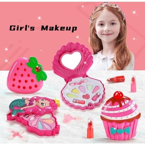 New Package Kids Makeup Set Girls Makeup Toys For Kids Girl Washable Pretend Play Kids Make up Toys For Girls Birthday Toys