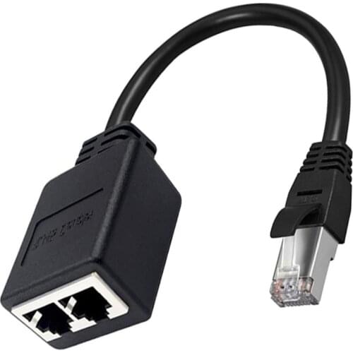 Seven Types network cable splitter one point two adapter network extender CAT6/CAT5 RJ45 simultaneous Internet IPTV broadband