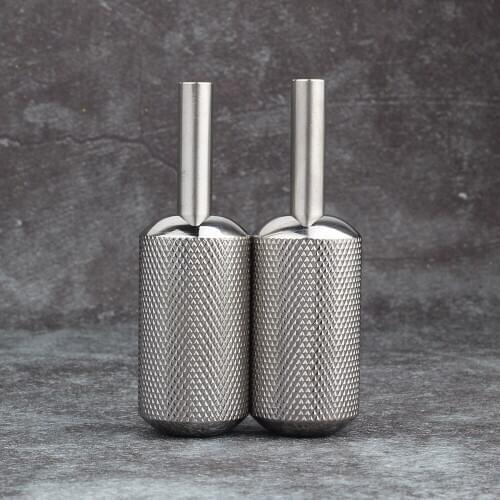 25mm Tattoo Grip Motor Handle 304 Stainless Steel Round Tattoo Machine Tattoo Equipment