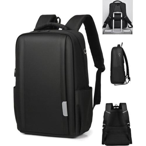 2022 Mens Backpack 15.6 Inch Computer Bags For Male Women Business Laptop Backpack USB Earphone Port Bagpack Casual Rucksack