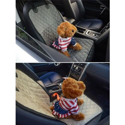 Dog Car Travel Accessories Dog Car Seat Cover, Pet Front Cover for Cars, Trucks, and Suvs - Oxford Waterproof & Nonsli