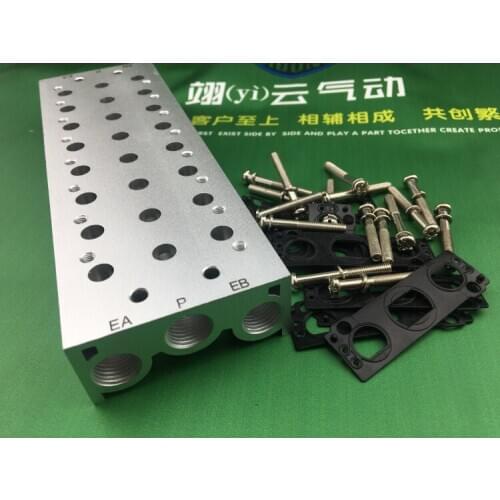 SS5Y7-20-10 SS5Y7-20-11 SS5Y7-20-12 SS5Y7-20-13 SMCtype manifold solenoidvalve base SY7000 series solenoid valve junction plate