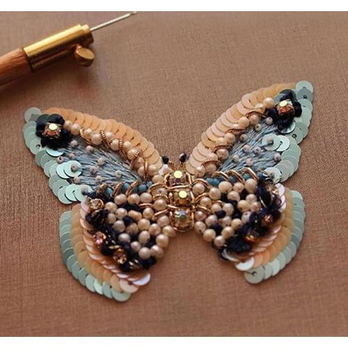 Embroidery Tambour Crochet Hooks Knitting Tool French Crochet Beading Hand Embroidery Tool Kit with 3 Needles Sewing Accessories