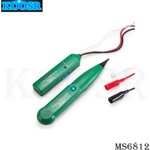 Professional MASTECH MS6812 LAN Network Cable Tester for UTP STP Cat5 Cat5E Cat6 Cat6E RJ45 RJ11 Telephone Wire Tracker Tracer