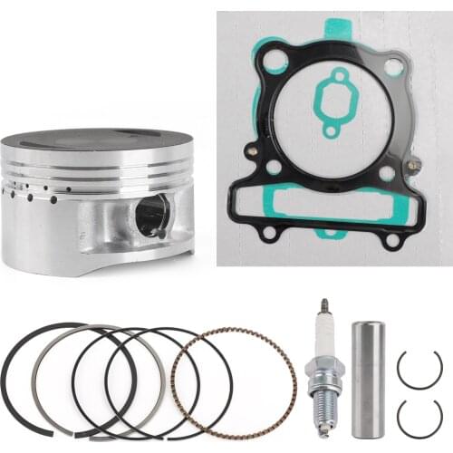 Topteng 83mm Bore Piston Gasket Ring Spark Plug Kit Fit for Yamaha Warrior 350 1987-2004