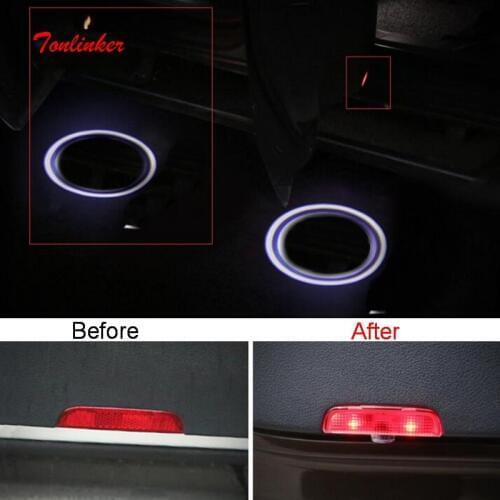 Tonlinker Exterior Car Door LED Welcome light for Volkswagen T-ROC 2018-19 Car styling 2 PCS Decoration Welcome projection light