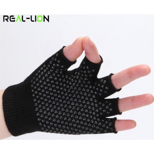 XC Women Yoga Gloves Breathable Non-Slip Five Finger Yoga Pilates Gloves Comfortable Cotton Yoga Gloves For Yoga Pilates Gym