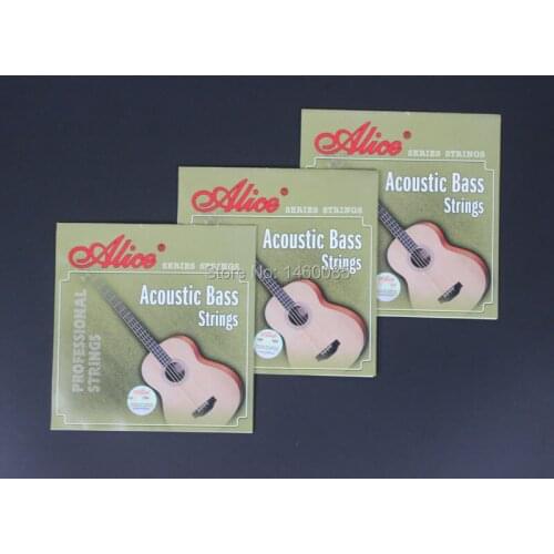 3 Sets A618 Hexagonal Core Coated Copper Acoustic Bass Strings (.040 .060 .075 .095)