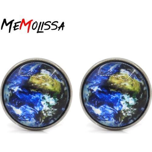 Promotion!!! Wholesale Men Cufflinks High Quality World Earth cufflinks World Map Cuff Link Ladies Cufflinks