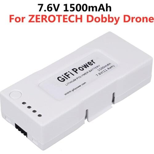 1PCS Upgrade 7.6V 1500mah LiPo Battery For ZEROTECH Dobby Selfie Drone GIFI Power Wb
