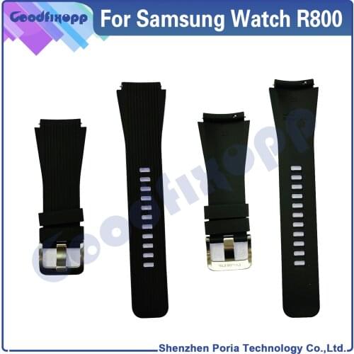Free Shipping Silicone Bracelet Watch Bands Strap For Samsung Galaxy Watch 46mm SM-R800 R800 Wrist Band Bracelet Watchband