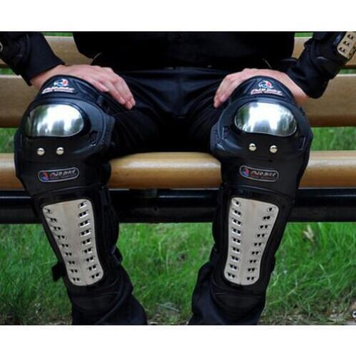 Black Motorcycle Motocross Kneepads Bike Bicycle Pads Racing ATV Knee Pads Protective Guards Armor Gear