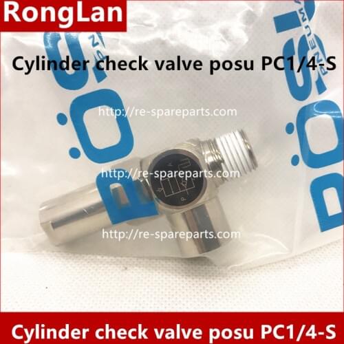 Cylinder check valve posu PC1/4-S -2pcs