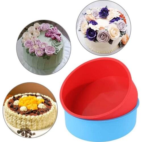 1 Piece Of Round Silicone Cake Baking Mold Special Baking Tray For Kitchen