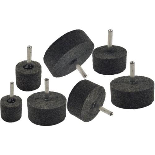 Fiber Grinding Head Nylon Polishing Wheel Special Mounted Point for Mould Finish Polish Grinder Rotary Tools 2pcs 6mm Shank