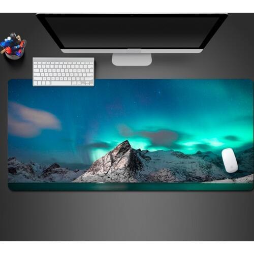Best Hot Beautiful The Aurora Mouse Pad High Quality Professional And Advanced Skid-resistant Game Player To Gaming Mousepad