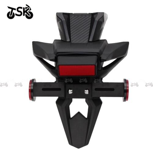 Motorcycle Rear Fender Mudguard Cover License Registration Plate Taillight Bracket for Suzuki GSX R 600 750 2008 2009 2010 K8