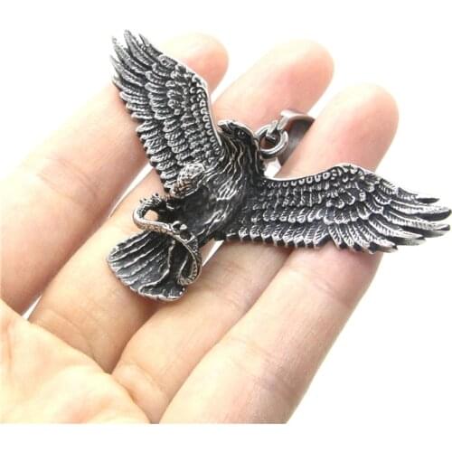 Cobra Eagle Pendant 316 Stainless Steel Fashion Mens Animal Eagle Pendant