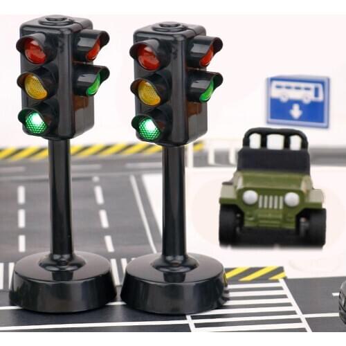 Mini Traffic Lights Road Signal Model Speed Camera Model with Music LED Funny Gadgets Interesting Toys Education Kids Toy