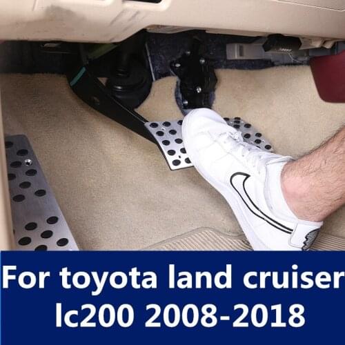 Throttle brake pedal modification special punch-free throttle brake anti-skid pedal For toyota land cruiser lc200 2008-2018
