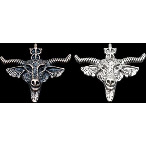 Mens Popular Retro Bull Cattle Head Brooches Collar Unisex Luxury Badge Brooch Pins Xmas Gift Daily Jewelry Accessories Gift