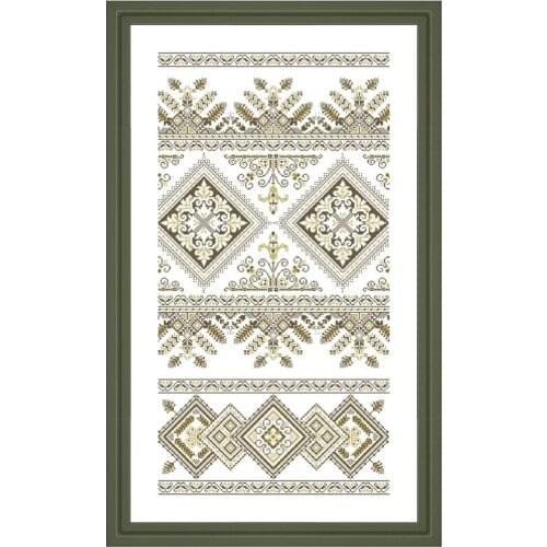 Two-color pattern cross stitch kits cartoon yellow pattern embroidery needlework sets 18ct 14ct 11ct unprint cloth DIY handmade