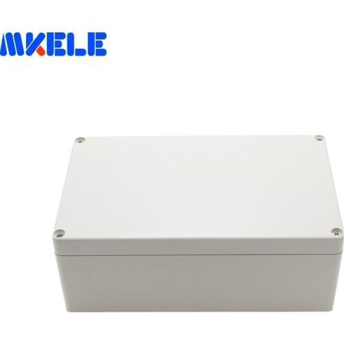 Outdoor Waterproof Plastic Box IP65 Electricity Junction Box ABS Material Electronics Instrument Box Housing DIY 200*120*75mm