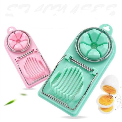 Egg Slicer, Egg Cutter for Hard Boiled Eggs, Efficient Multipurpose Stainless Steel Wire Strawberry Slicer, Tomato Slicer
