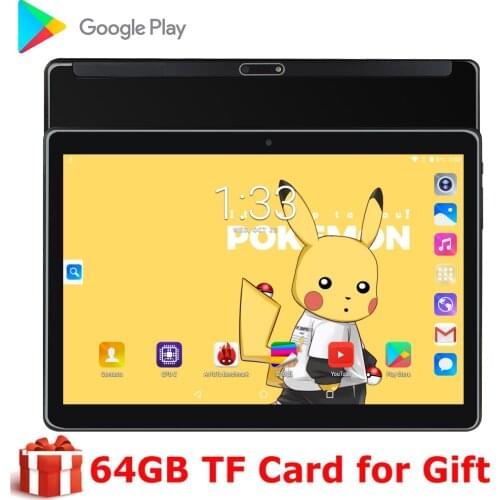 10 Inch Tablet Pc 3G Dual SIM Phone Call Android 9.0 1280x800 IPS WiFi FM Bluetooth Smart Kids Gift Tablets 10.1 Google play