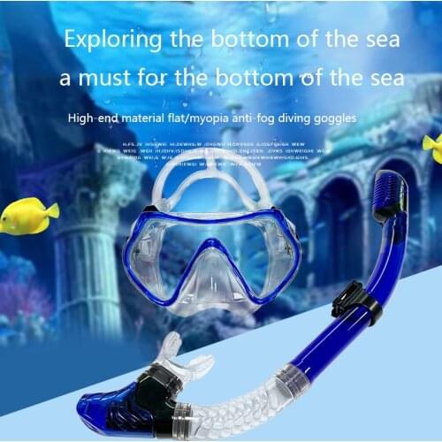 Professional Snorkel Diving Mask Set Snorkeling High-definition Anti-fog Silicone Goggles Outdoor Swimming Diving Snorkel Set