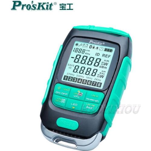 ProsKit MT-7615 Optical Power Meter 4 in 1 Multifunction Fiber Network/Disconnection/Lan Cable Tester Visual Fault Locator