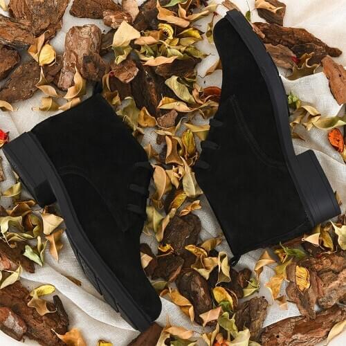 2020 Luxury Chelsea Boots Women Platform Ladies Boots Chunky Winter Shoes Short Ankle Boots Thick Heel Brand Designer Pu Leather