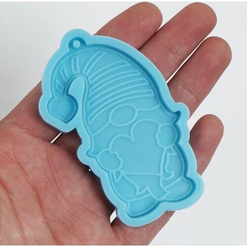 The Grinch Silicone Keychain Mold, Christmas Keychain Resin Mold, Keychain Mold for Resin Craft 10358851