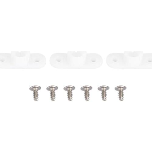 3Pcs Headlight Trimmer Socket Headlamp Clips Fit For Land Rover Auto Parts White