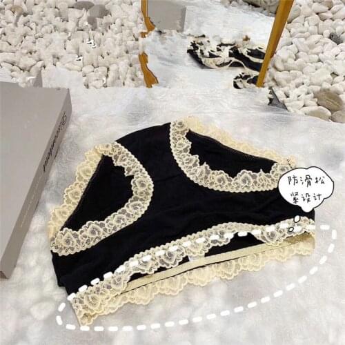 3-Piece Internet Celebrity Women 's Peach Underwear Women 's Graphene Antibacterial Cotton Underwear Women 's Korean Style Girl