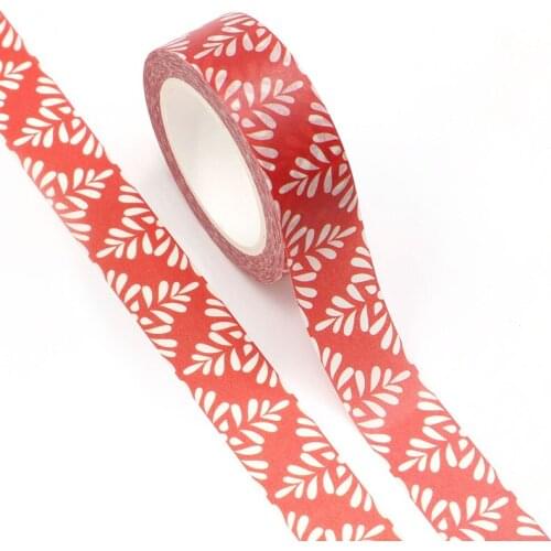 10pcs/lot Decorative Red Color Christmas Washi Tapes DIY Scrapbooking Stickers Adhesive Masking Tape Kawaii Papeleria Wholesale