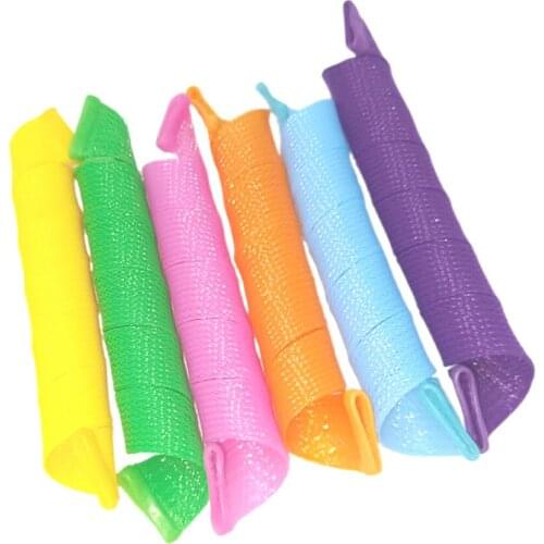 18pcs Hair Rollers Styling Curler Tools DIY Natural Way Quick and Easy Way To Create Beautiful Curls