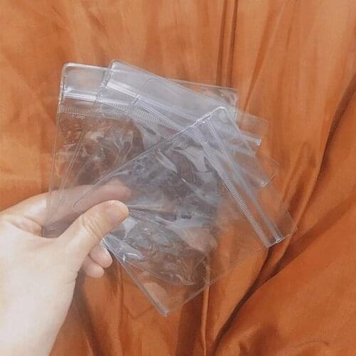 20pcs/lot PVC Jewelry Package Bags 11*11cm Plastic Transparent Clear Ziplock Bracelet Bangle Storage Organizer Collection