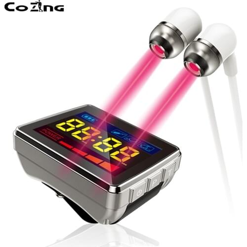 2019 CE Approve Clinical Tested LLLT Low Level Laser Therapy Wrist Watch for Tinnitus Hypertension Diabetes Stroke Gift