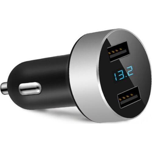 3.1A Dual USB Car Charger LED Display For Ford EDGE Explorer Expedition EVOS START C-MAX S-MAX B-MAX Galaxy