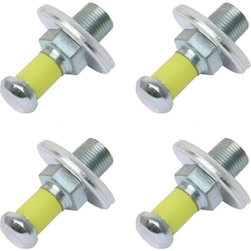 4Pcs Door Latch Striker Pin Screws Gaskets Bolts 357837034 For-Passat GLX TDI Fox Base Fox GL