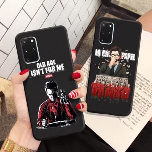 Spain TV Money Heist House soft phone case For Samsung A50 A60 A70 A41 A51 71 A81 Paper La Casa de papel cover for Samsung A91